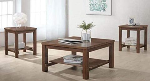 Coffee End Table Set - Brown 3 Piece Coffee End Table Set Roses Flooring And Furniture : Whether you're looking for end tables or a coffee table.