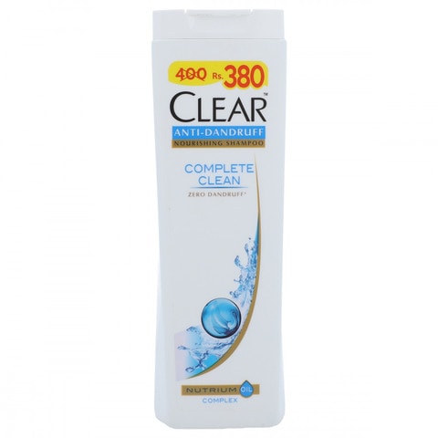 CLEAR Anti-Dandruff Nourishing Shampoo Complete Clean Zero Dandruff Nutrium Oil Complex 400ml