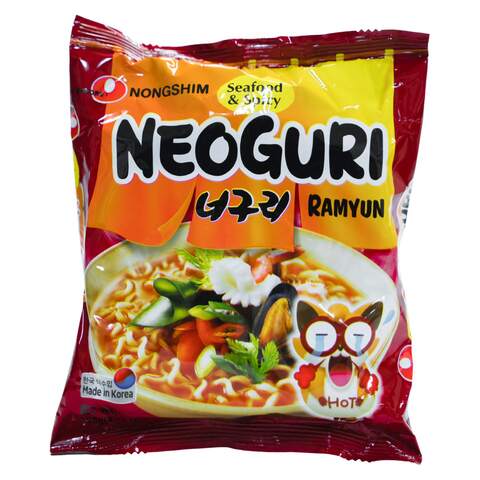Nongshim Neoguri Seafood And Spicy Ramyun Noodles 120g