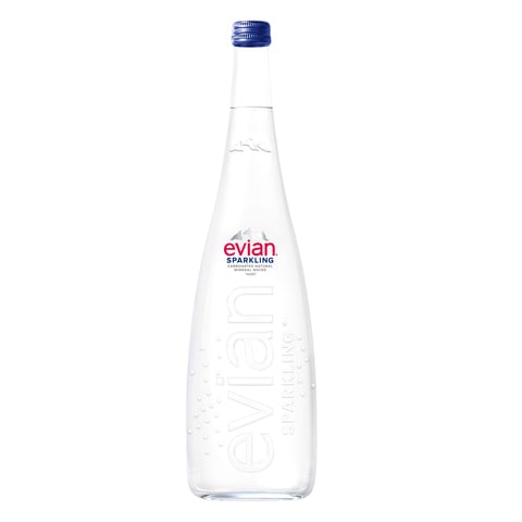 Buy Evian Mineral Water Natural Sparkling 750ml x Pack of 12 Online ...