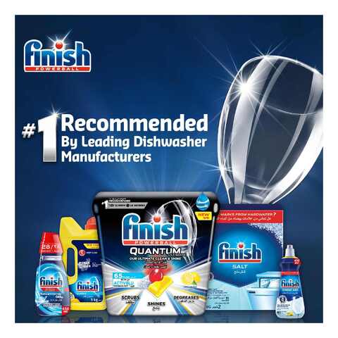 Buy Finish Powerball Ultimate All-In-1 Dishwasher Lemon Sparkle 48 Tablets  Online - Shop Cleaning & Household on Carrefour UAE