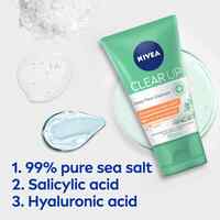 NIVEA Face Wash Clear Up Deep Pore Cleanser 150ml Pack of 2