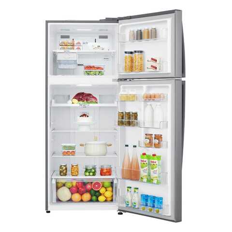 Buy Lg Top Mount Refrigerator With Inverter Compressor 438l Gr C619hlcl Platinum Silver Online Shop Electronics Appliances On Carrefour Uae