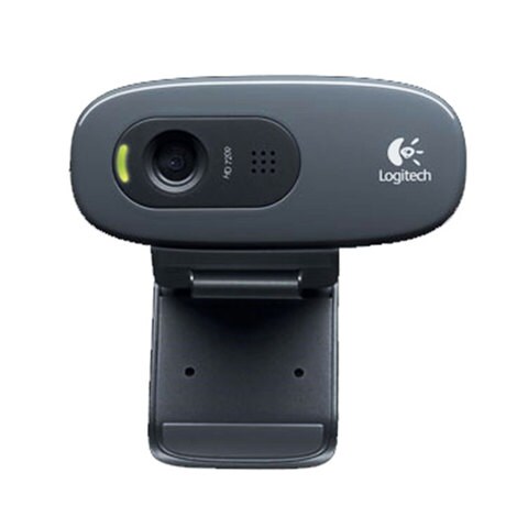 Logitech C270 HD Webcam Black