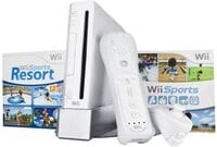 Nintendo Wii Bundle With Wii Sports &amp; Wii Sports Resort, White NTSC US Region