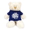 Caravaan - Soft Toy Teddy Cream with Happy Birthday on Blue Hoodie Size 38cm