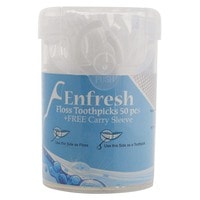 Enfresh Dental Floss Toothpicks White 50 PCS