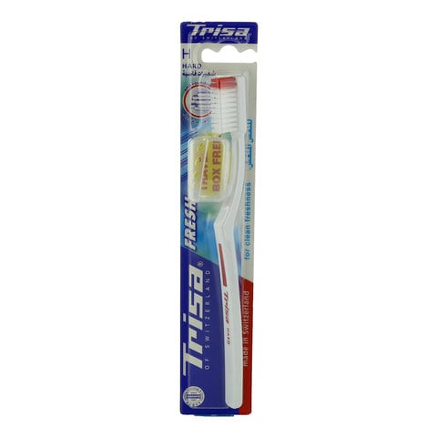 Trisa Fresh Hard Toothbrush White