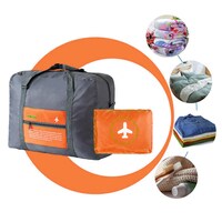 Aiwanto Travel Bag Foldable Duffel Bag Luggage Carry Bag Trip Gym Bag Tote Bag Travel Bag(Orange)