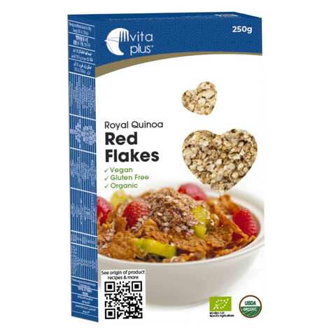 Vita Plus+ Organic Royal Red Flakes Quinoa 250g