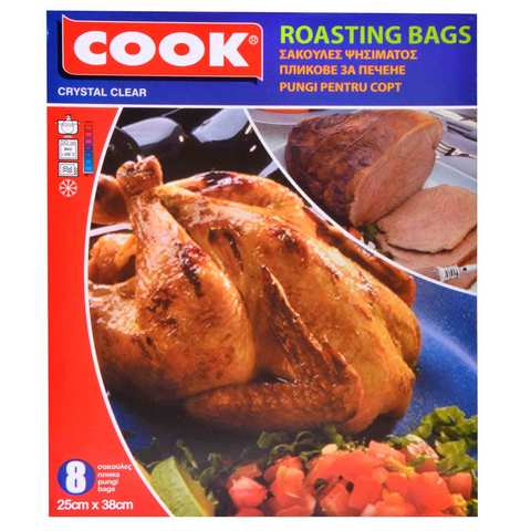 Clear ROASTING, OVEN COOKING BAGS 225 x 600mm Catering Quality x 25 HDS051