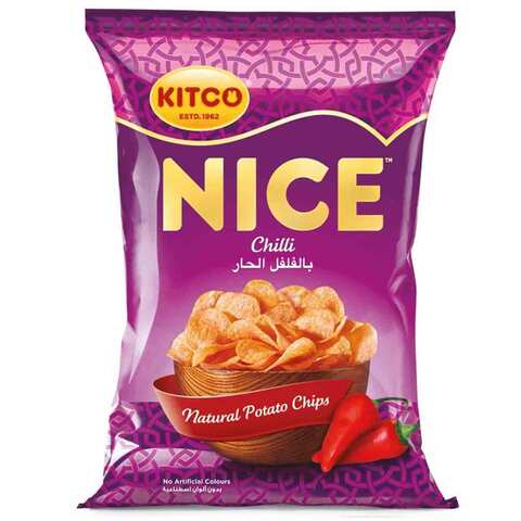 Kitco Nice Potato Chips Chilli Flavor 14 Gram