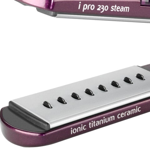 BaByliss Steam I-Pro Styler Hair Straightener ST395SDE Purple