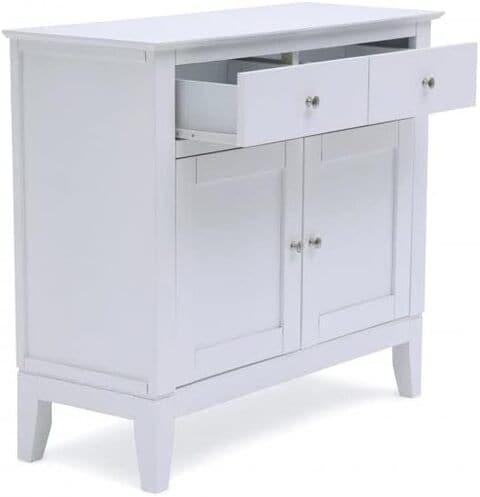 Pan Emirates Home Furnishings Home Westbrook 2 Drawer 2 Door Sideboard -&amp; 90X37X81 White