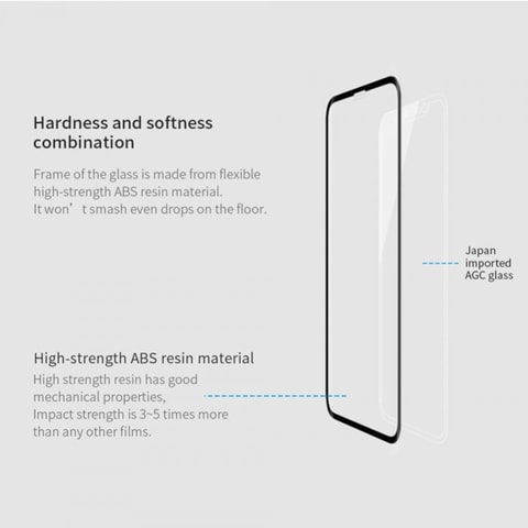 Nillkin - iPhone XS Max Tempered Glass Screen Protector Protective Film Screen Protector - Clear