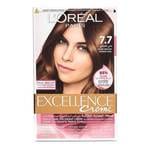 Buy LOreal Paris Excellence Cream Triple Care Permanent Hair Colour 7.7 Honey Brown in Saudi Arabia