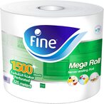 Buy Fine, Paper Towel, Mega Roll, 325 Meters, 1500 Sheets in UAE