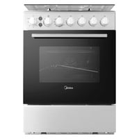 Media 4 Burner Cooker With Multifunctional Oven EME6060-C Silver 60x60cm