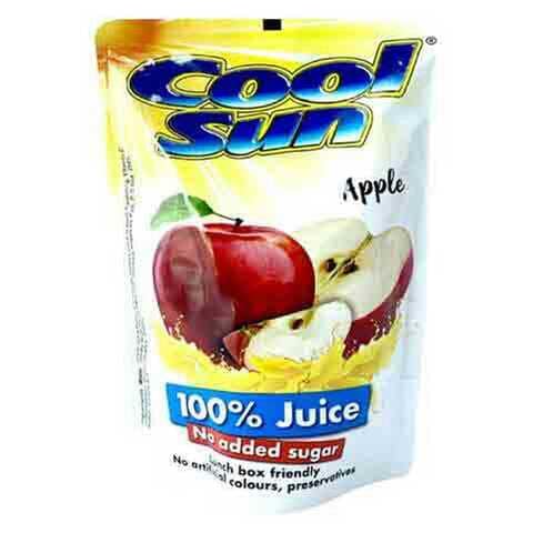 Cool Sun No Added Sugar Apple Juice 200ml Pack of 10