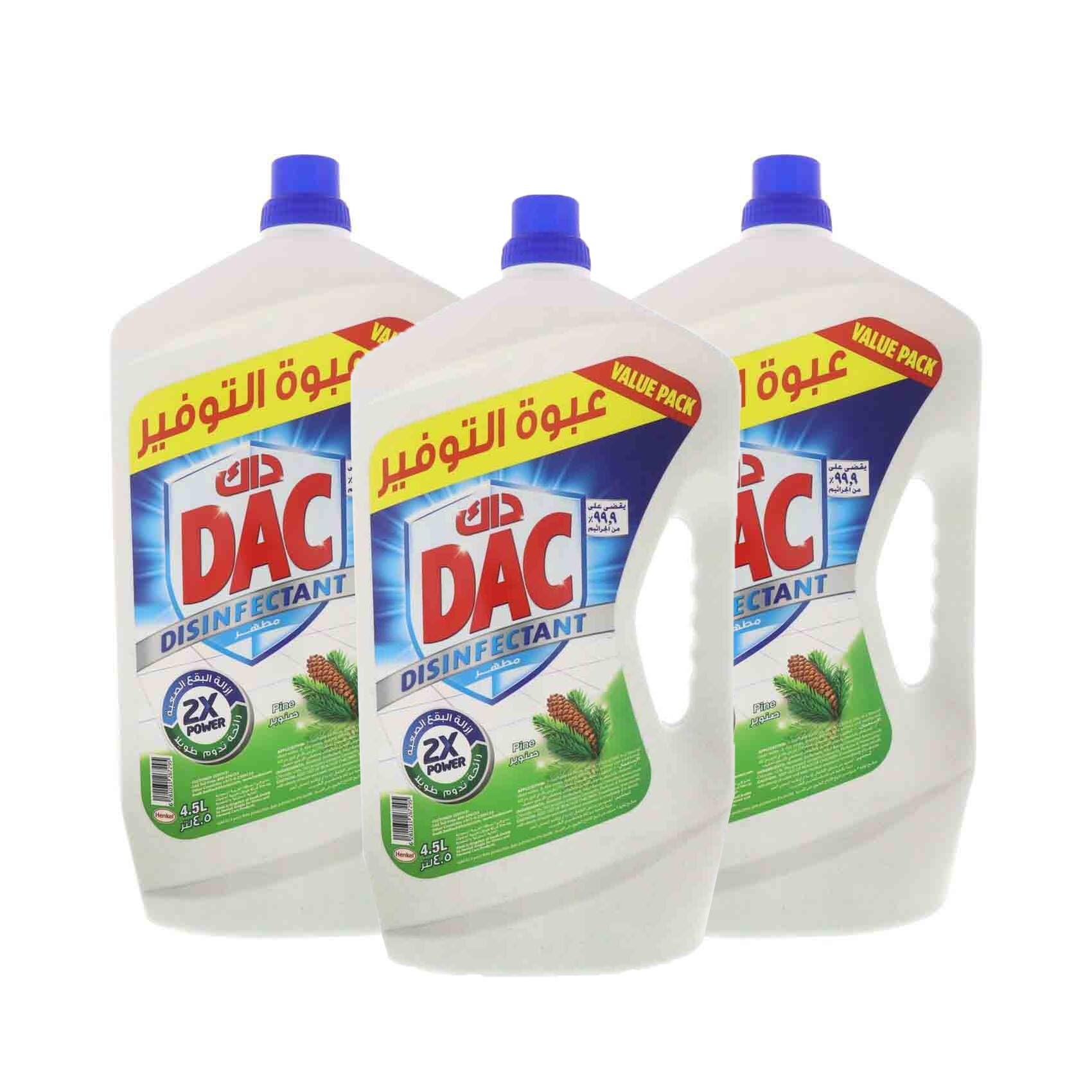 Buy Dac Disinfectant Pine 4 5lx3 Online Shop Cleaning Household On Carrefour Uae