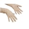 Vileda Disposable Multi Latex Gloves Small /Medium Beige 50 PCS