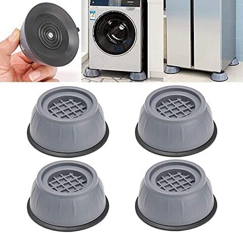 Abbasali Shock And Noise Cancelling Washing Machine Support 4 Pcs, Washer And Dryer Anti-Vibration Pads, Protects Laundry Room Floor, Washing Machine Foot Pads For All Washing Machine