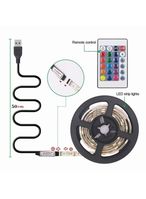 Buy Generic Waterproof Remote Control LED Strip Light Red/Blue/Green 1Meter in UAE