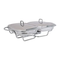 Pyrex Food Warmer With Bowl Silver 1.5L 2