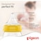 Pigeon SofTouch Peristaltic Plus Wide Neck Silicone Teat 01869 Large Clear Pack of 2