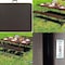 LANNY Wooden Design Folding Table SZK180BROWN for Buffet Party Picnic Stuff Indoor Outdoor
