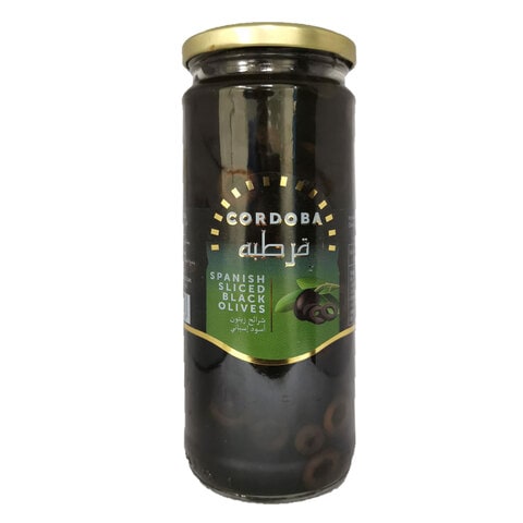 Cordoba Spanish Sliced Black Olives 450g