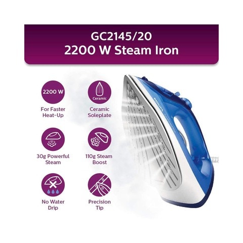 Philips GC2145/20  EasySpeed Plus Steam Iron