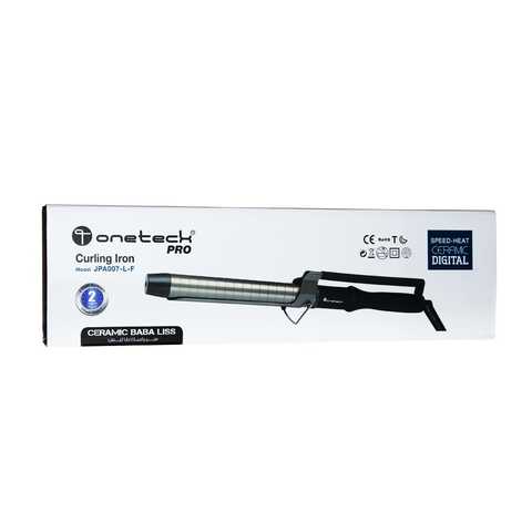 CURLING IRON , BLACK- 32X205 MM