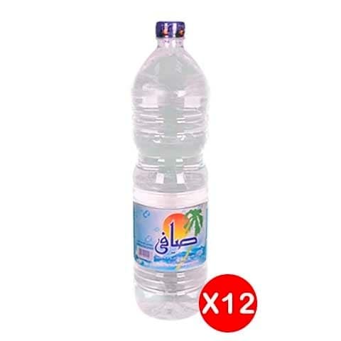 Safi Natural Drinking Water - 1.5 Liter - 12 Pieces