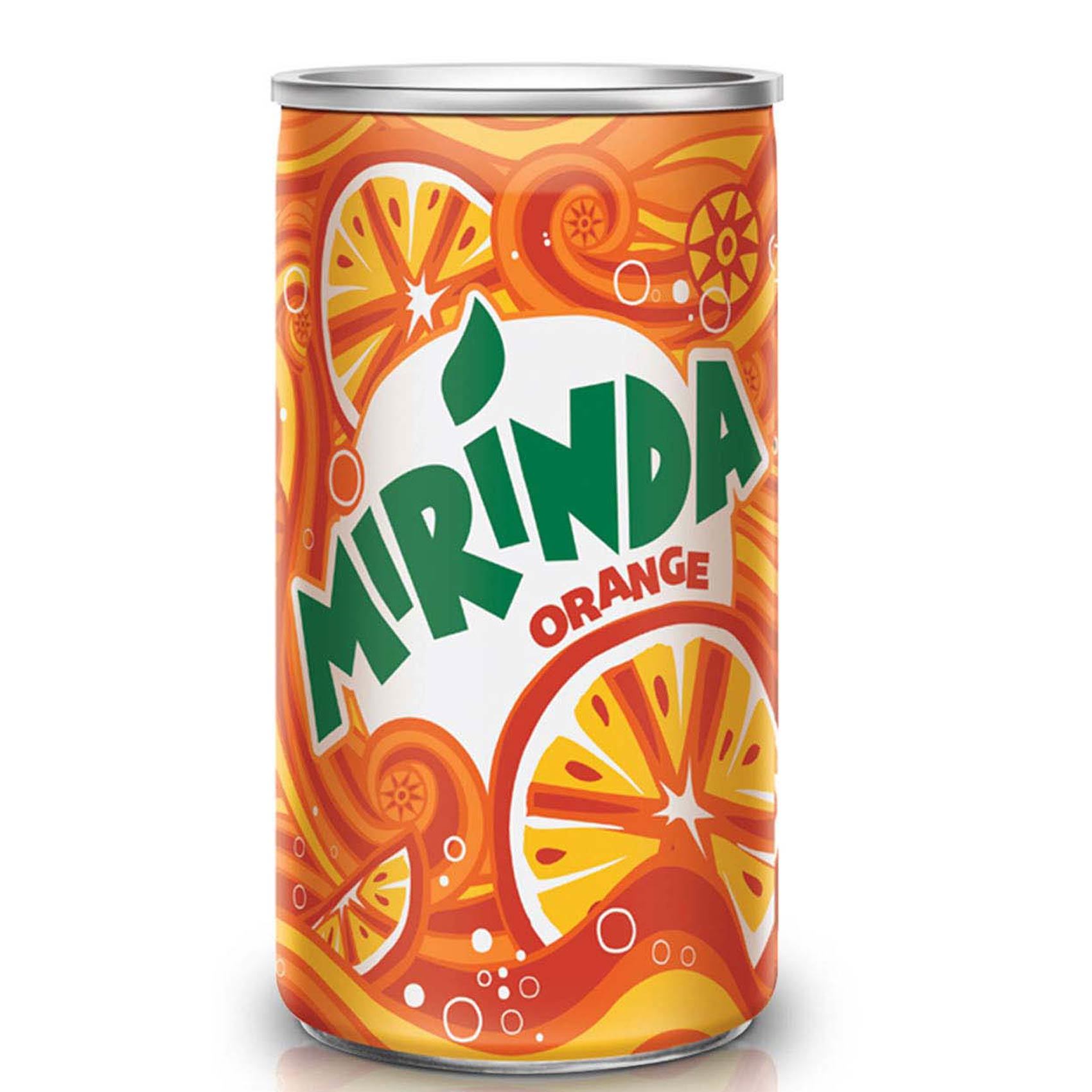 Buy Mirinda Orange Carbonated Soft Drink Mini Can 155ml Online Shop