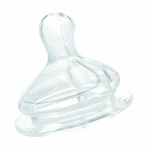 Bebe Confort Slow Flow Silicone Teat Clear 30000864