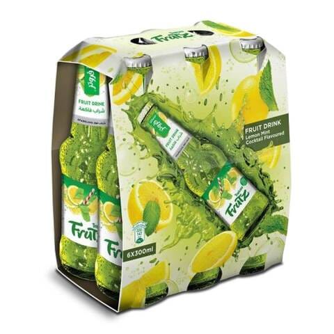 اشتري تروبيكانا فروتز شراب الفاكهة بنكهة كوكتيل الليمون والنعناع 300 مل × 6 علب في السعودية
