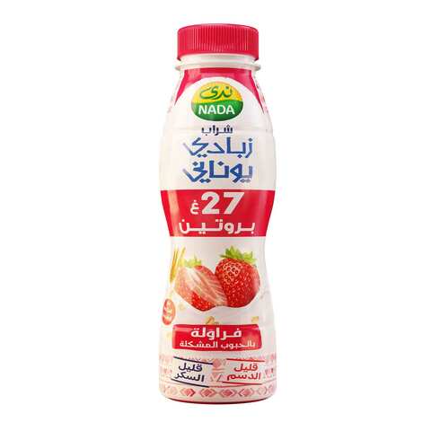 Nada Drinking greek Yoghurt Strawberry With Cereals 330ml