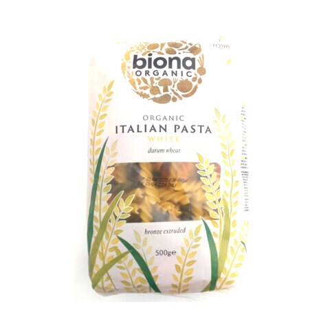 Biona Organic Tricolore Fusilli Pasta 500g