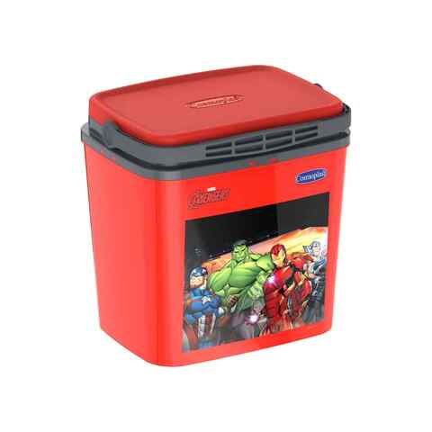 Cosmoplast Marvel Avengers Chillbox Insulated Lunch Box With Handle IFDIAVGCB004 Red 4L