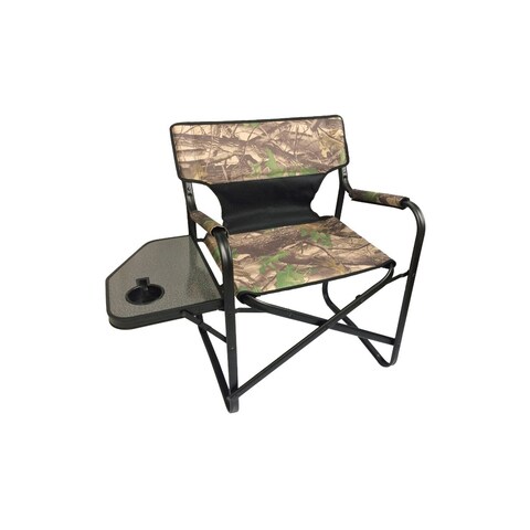 Aluminum directors chair hot sale with side table