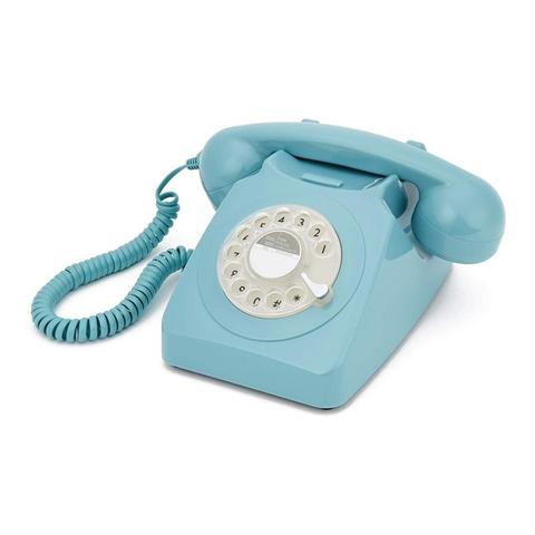 GPO Retro - 746 Rotary Hotel Phone Blue