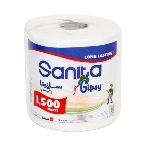 Sanita Gipsy Maxi Tissue Roll 1500 Sheets