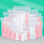 Buy Lavish [ 30- Piece ] Size 27 X 30 cm Self Adhesive Seal Plastic Bags Transparent Clear Resalable Cellophane Poly Storage Packaging Clear Bag in UAE