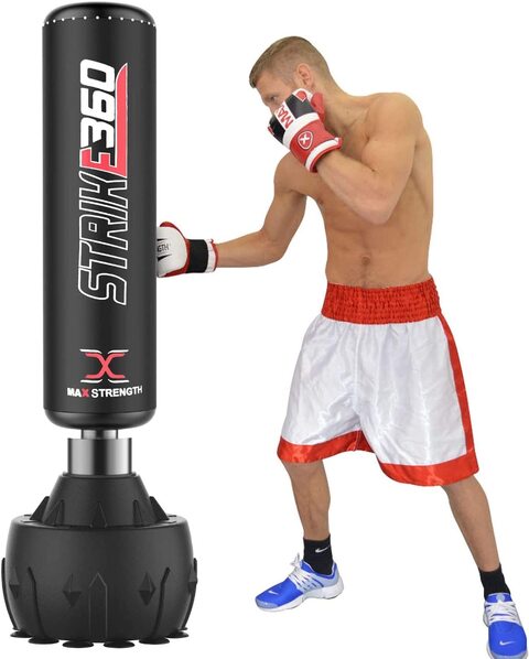 Freestanding punch bag discount workout