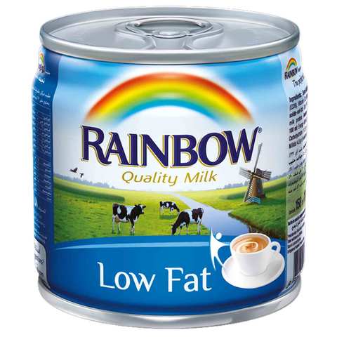 Rainbow Milk Evaporated Low Fat 170 Gram