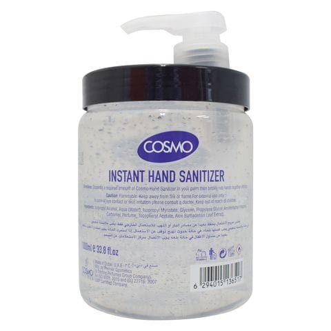 Cosmo Instant Hand Sanitizer Clear 1L