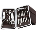 اشتري 12 Pcs Set Nail Cutter Set Stainless Steel Nail Clippers في الامارات