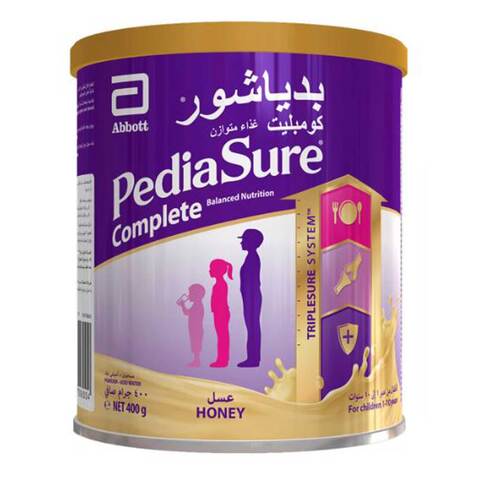 Pediasure Complete, Complete And Balanced Nutrition Sweet Honey Flavour Can 400g