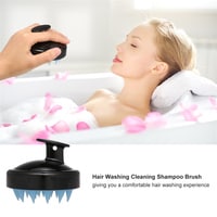 Generic-Hair Washing Cleaning Shampoo Brush Scalp Care Massager Silicone Massage Brush Comb Hair Massager